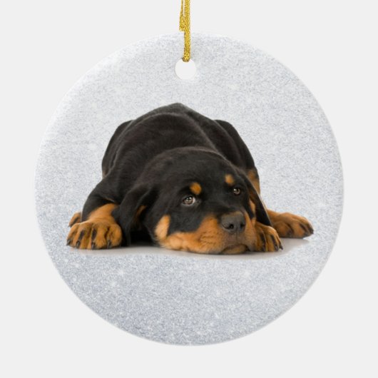 Rottweiler Ornament (Hinten)