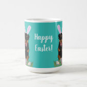 Rottweiler-Ostern individuell anpassbar Kaffeetasse (Mittel)