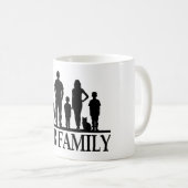 Rottweiler, Our Family Kaffeetasse (VorderseiteRechts)