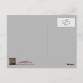 Rottweiler Painting Postcards Postkarte (Rückseite)