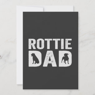 Rottweiler Papa Lustiger Vatertag Rottie Hund Gesc Einladung