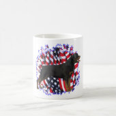 Rottweiler Patriot Kaffeetasse (Mittel)