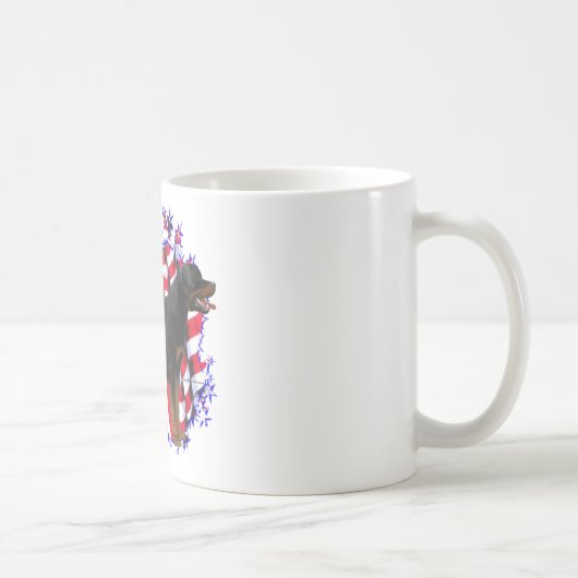 Rottweiler Patriot Kaffeetasse (Rechts)
