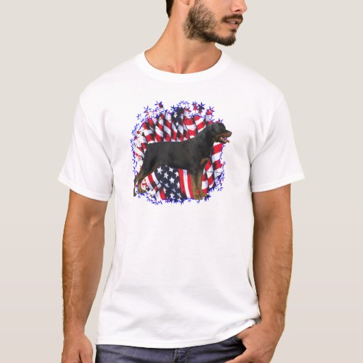 Rottweiler Patriot T-Shirt (Vorderseite)