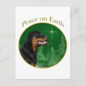 Rottweiler Peace Postkarte (Vorderseite)