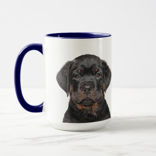 Rottweiler Personalisierte Mug Tasse (Links)
