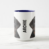 Rottweiler Personalisierte Mug Tasse (Zentrum)