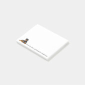Rottweiler Personalize Notes Post-it Klebezettel (angewinkelt)