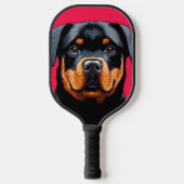 Rottweiler Pickleball Schläger (Vorderseite)