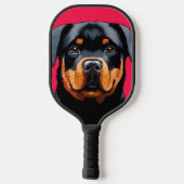 Rottweiler Pickleball Schläger (Rückseite)