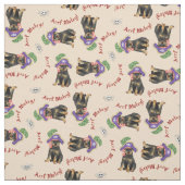 Rottweiler Pirate Fabric Stoff (Muster)