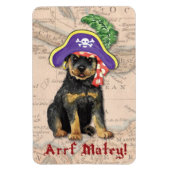 Rottweiler Pirate Magnet (Vertikal)
