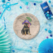 Rottweiler Pirate Pappteller (Party)