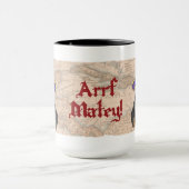 Rottweiler Pirate Tasse (Zentrum)