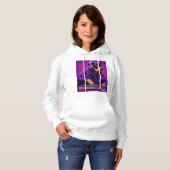 Rottweiler-Platten Frauenschuh 2 Hoodie (Vorne ganz)