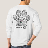 Rottweiler-Platten Herren-Langschläfer-T - Shirt W (Rückseite)