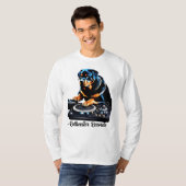 Rottweiler Platten Langschläfer Shirt (Vorne ganz)