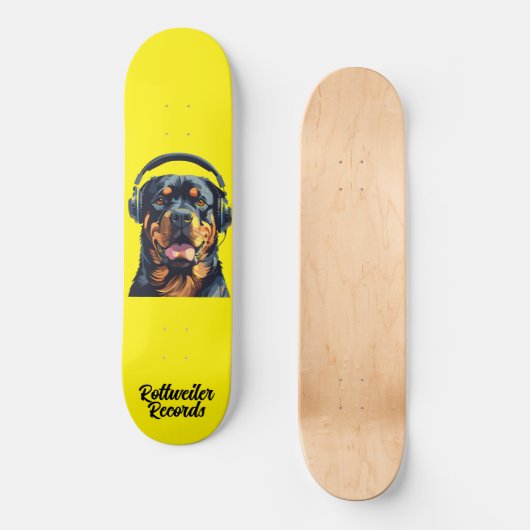 Rottweiler Platten Skateboard 1 (Vorderseite)
