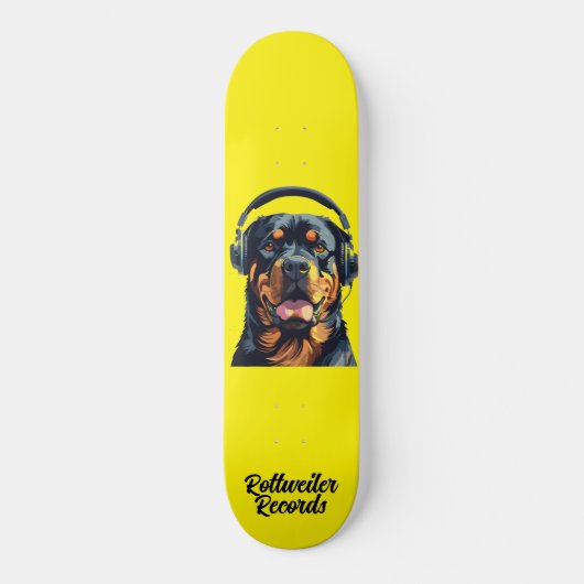 Rottweiler Platten Skateboard 1 (Vorderseite)