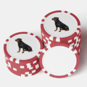 Rottweiler Pokerchips (Stapel)