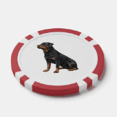 Rottweiler Pokerchips (Einzeln)