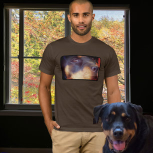 Rottweiler Portrait 1-Slot-Template-T - Shirt