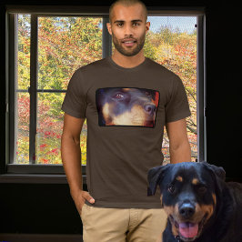 Rottweiler Portrait 1-Slot-Template-T - Shirt