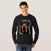 Rottweiler Portrait T - Shirt (Vorne ganz)