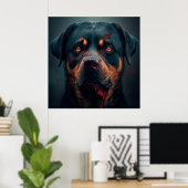 Rottweiler Poster (Heimbüro)