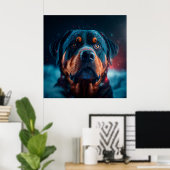 Rottweiler Poster (Heimbüro)