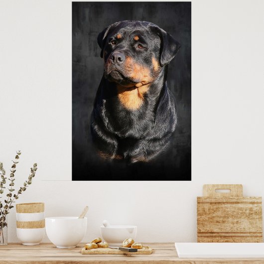 Rottweiler Poster (Küche)