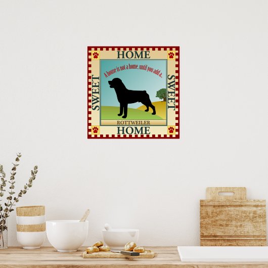 Rottweiler Poster (Küche)