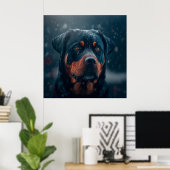 Rottweiler Poster (Heimbüro)