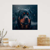 Rottweiler Poster (Küche)