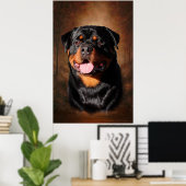 Rottweiler Poster (Heimbüro)
