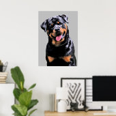 Rottweiler Poster (Heimbüro)