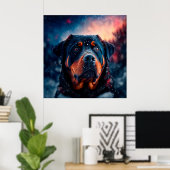 Rottweiler Poster (Heimbüro)