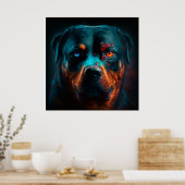 Rottweiler Poster (Küche)