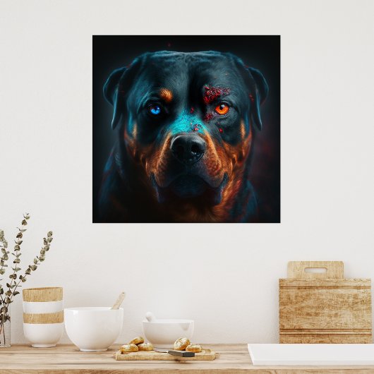 Rottweiler Poster (Küche)