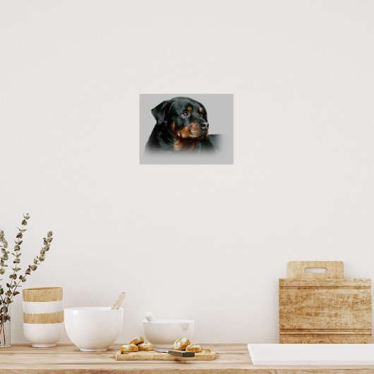 Rottweiler Print Poster (Küche)