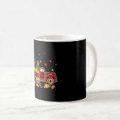Rottweiler Pumpkin Truck Fall Leaf Erntedank Kaffeetasse (VorderseiteRechts)