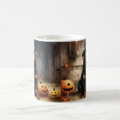 Rottweiler Pumpkins Halloween Beängstigend Kaffeetasse (Mittel)