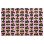 Rottweiler Pupppy Stoff (Fat Quarter (45,7 x 55,9 cm))