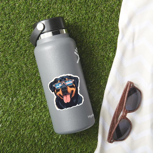 Rottweiler Puppy Aufkleber (HydroFlask Insitu)