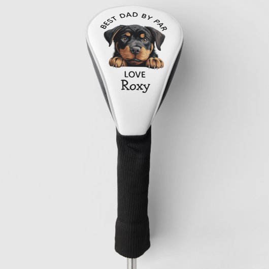   Rottweiler Puppy Customize  Golf Headcover (Vorderseite)