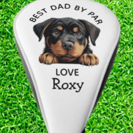   Rottweiler Puppy Customize  Golf Headcover