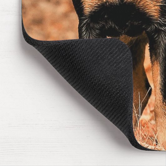 Rottweiler Puppy Dog Mousepad (Ecke)