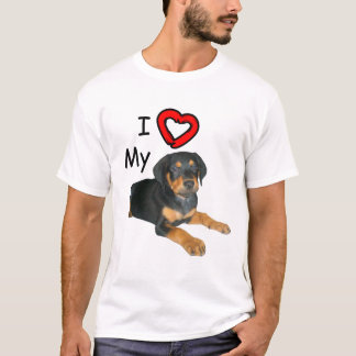Rottweiler Puppy I Liebe My Rott T-Shirt