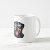 Rottweiler Puppy Kaffeetasse (VorderseiteRechts)