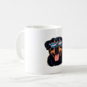 Rottweiler Puppy Kaffeetasse (Vorderseite Links)